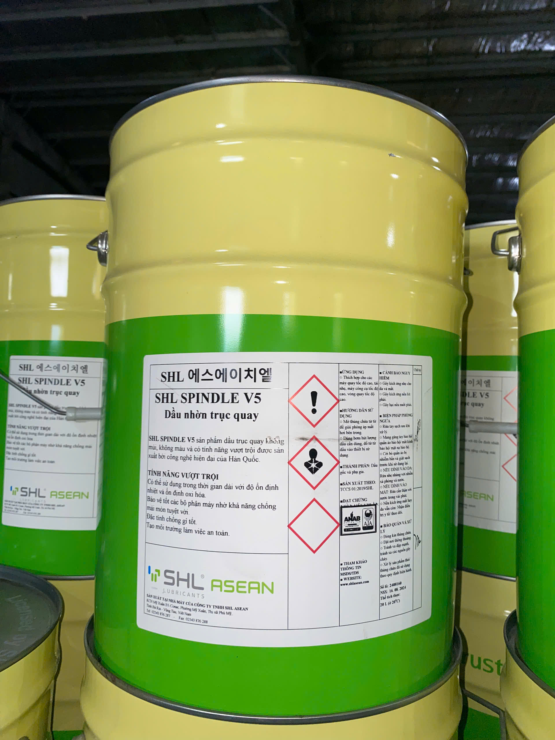 DẦU NHỜN TRỤC QUAY SHL SPINDLE V5 - Ảnh 2