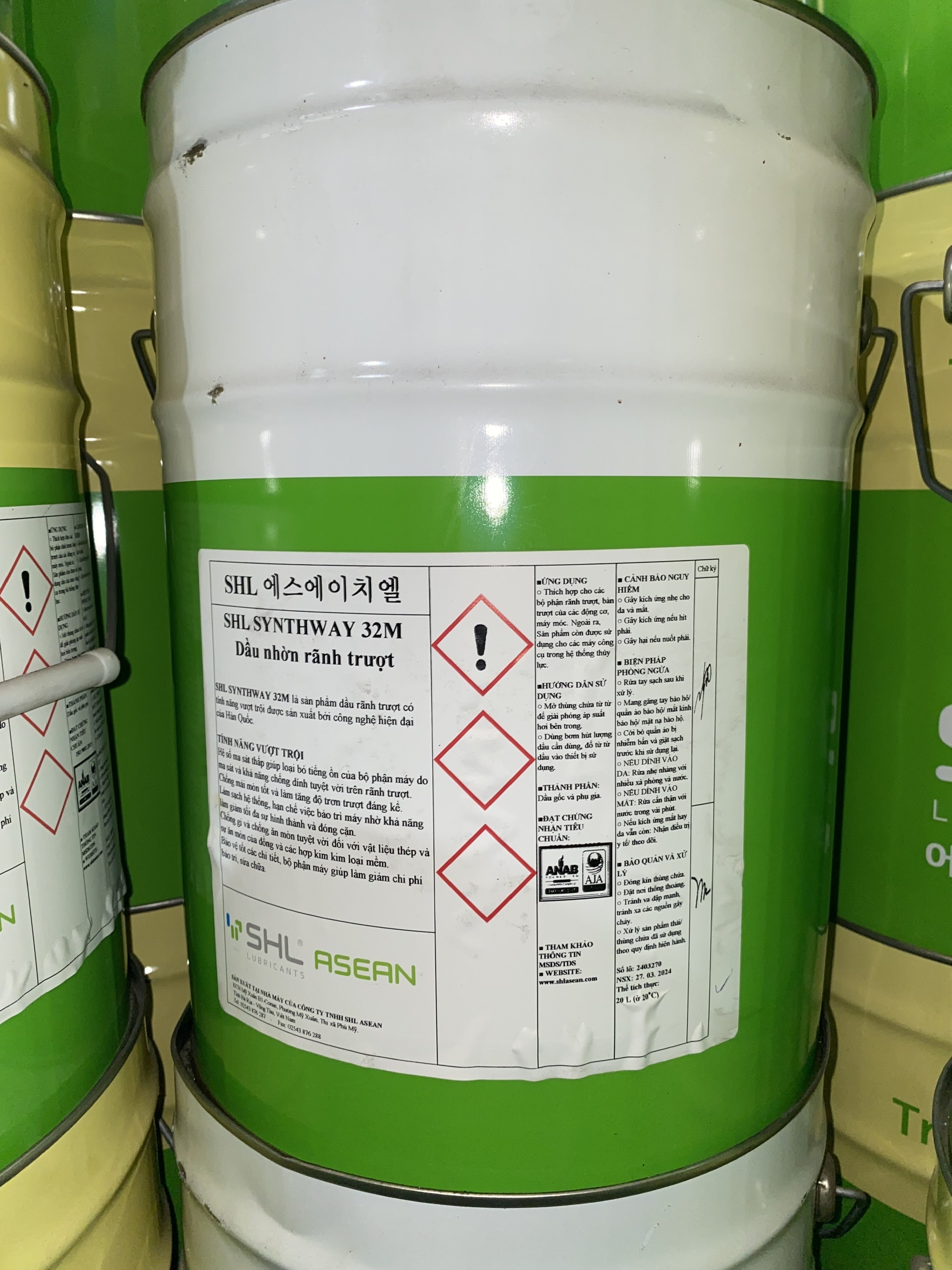 DẦU RÃNH TRƯỢT SHL SYNTHWAY 32M - Ảnh 2