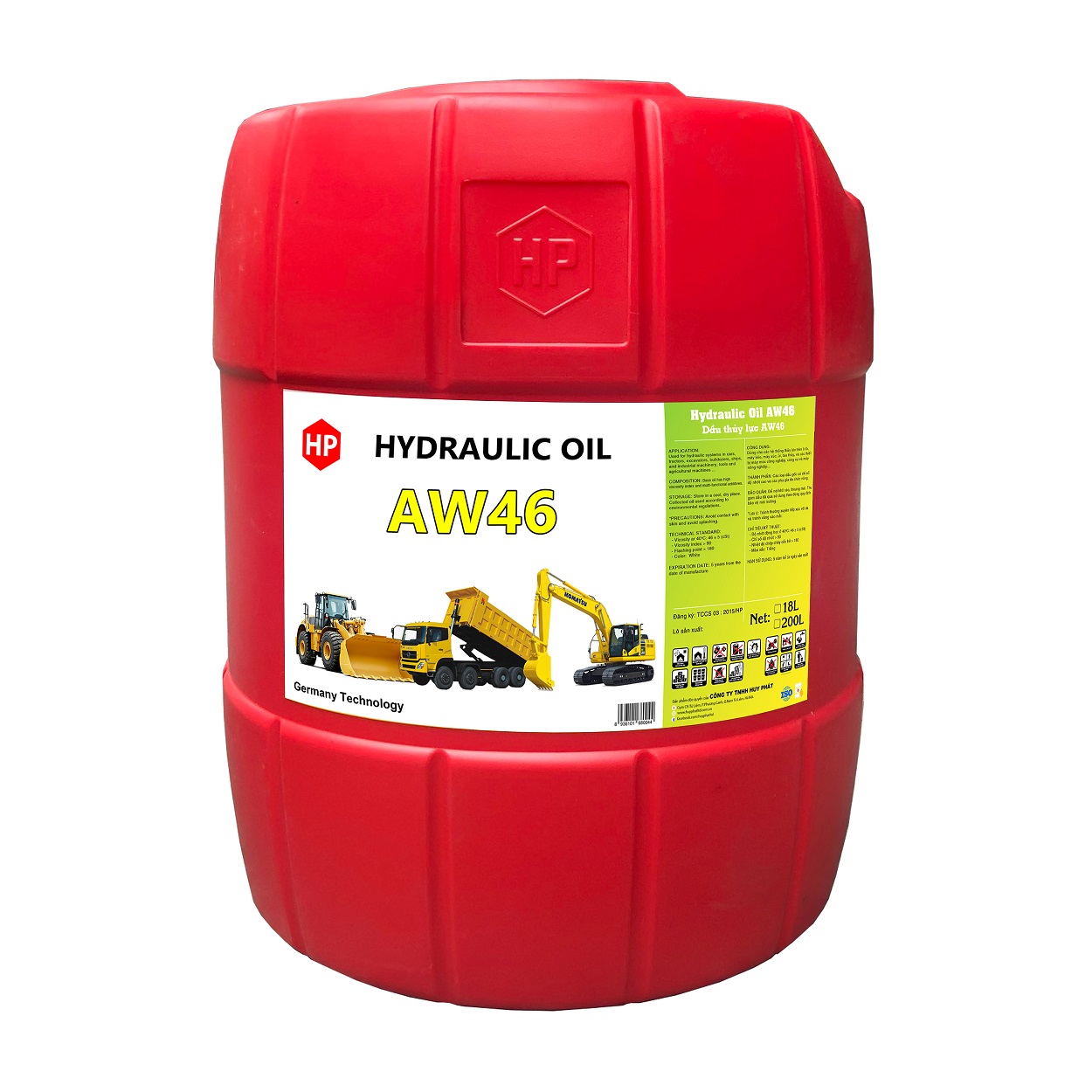 DẦU THỦY LỰC HP AW 32- AW46-AW 68 - Ảnh 2