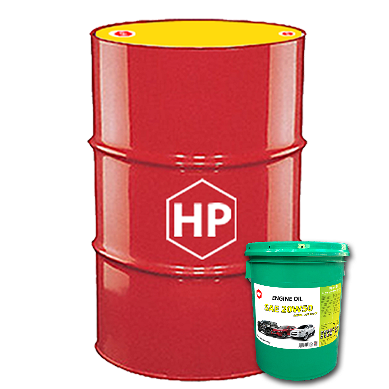 DẦU ĐỘNG CƠ HP SAE 15W40 API CF-SF/20W50 API CF-SF - Ảnh 2